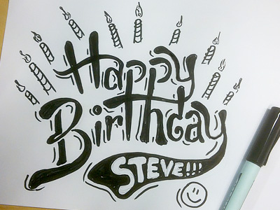 HAPPY BIRTHDAY STEVE WOLF!!! a and awesome birthday happy him i is steve wish wolf