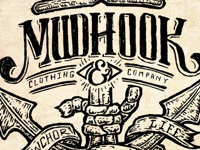 Mudhook Clothing & Co. - Roped Anchor Design