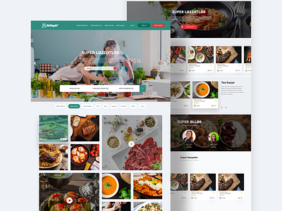 neyeyek.az Website design food food and drink meals mother reciepts responsive superclean ux uxui website websites