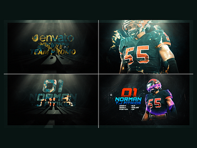 Rock Sport Team Intro // Sport Player Introducing // Player Pro animation graphic design intro motion graphics stylish