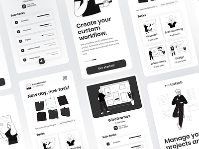taskLab. | Onboarding & app design