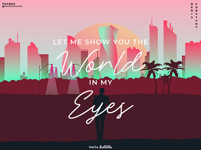 Let me show you my dribbble ! depeche mode design handlettering hello dribbble illustration lettering retrowave