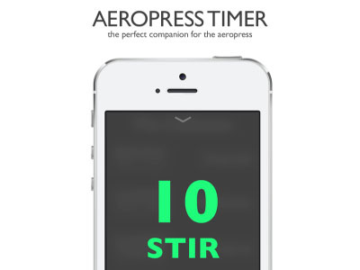 AeroPress Timer Artwork aeropress coffee ios
