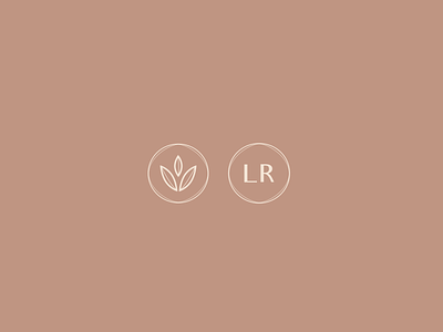La Ravitaillé brand branding classic design elegant feminine floral logo minimal minimalist