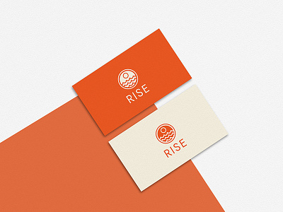 Rise Logo asian elegant feminine logo logo design minimal minimalist minimalist logo minimalistic orange subtle sun