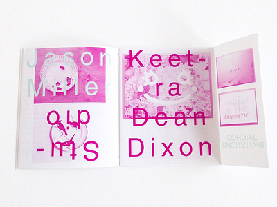 Booooooom blog zine bright duotone magazine modern pink print spread zine
