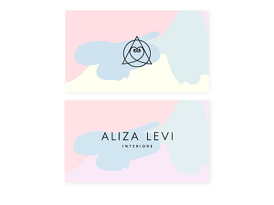 Aliza Levi brand branding cute elegant feminine interior logo logo-design minimal minimalist modern pink pretty