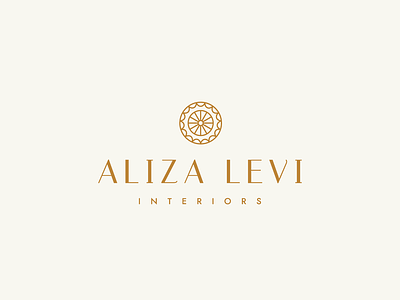 Aliza Levi Interiors brand branding classic design elegant feminine geometric illustration interior interior designer logo logo design minimal minimalist modern pretty typography