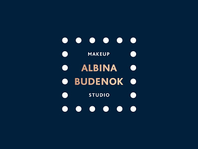 Logo for Albina Budenok makeup studio