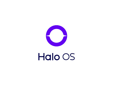 Halo OS brand halo identity logo logotype os symbol