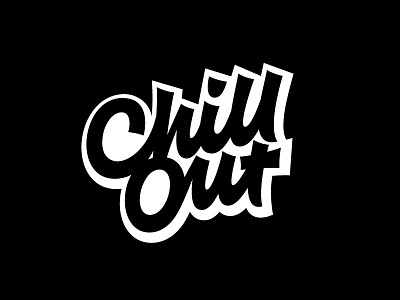 Chill Out chill lettering letters logo logotype out typography