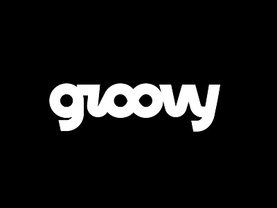 Groovy brand groovy letters logo logotype typography