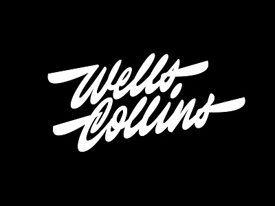 Wells Collins collins lettering letters logo logotype wells