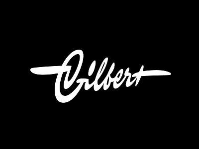 Gilbert brand concept gilbert identity lettering letters logo logotype typography