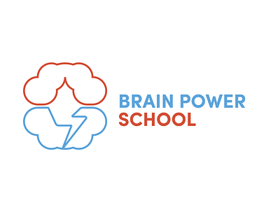 Brain Power school Logo concept branding design flat golden ratio illustration illustrator logo logodesign logodesigner logodesigns logodesinger logomark logomarks logotipe logotype minimalis minimalism minimalist design typography ui