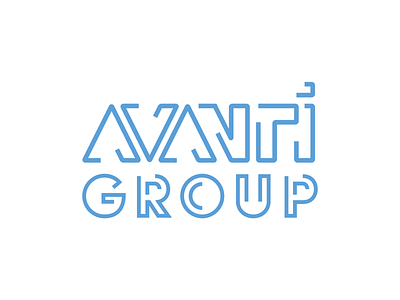 Avanti Group logo concept animation app branding design flat golden ratio icon illustration illustrator logo logodesign logodesigner logodesigns logodesinger logomarks logotipe logotype minimalis typography vector