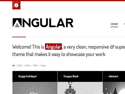 Dribbble Angular 