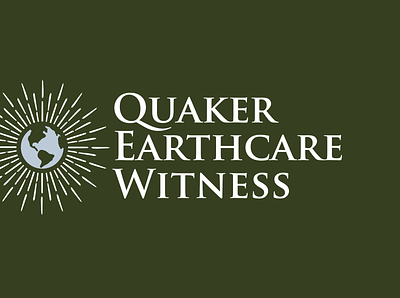 Quaker Earthcare Witness blue christian earth environment friends green light stewardship sun sustainability world