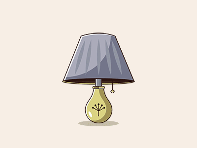 Good Night animation gif goodnight graphicdesign illustration lamp light lightbulb meditation