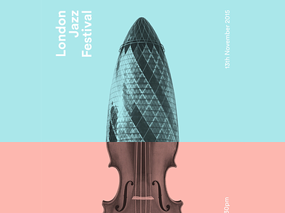 London Jazz Festival Posters advertising branding campaign colour design jazz london poster