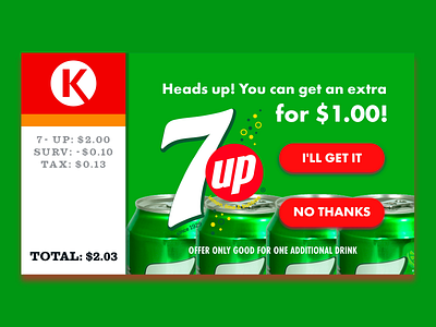 Circle K Kiosk Redesign 7 up adobe xd circle k design gas station kiosk ui uiux ux