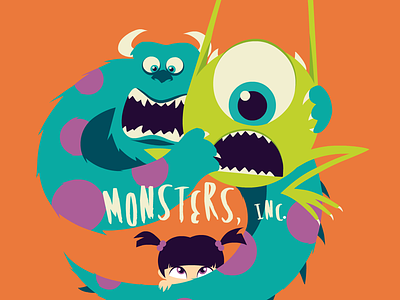 Monsters, Inc. boo flat inc mike monster sulley