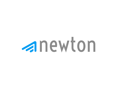 Newton alert design logo notification push send wing