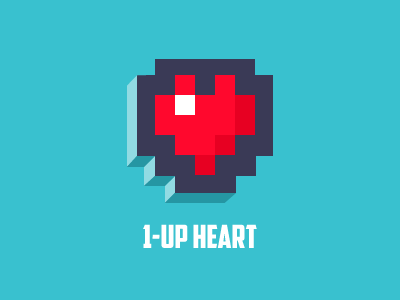 1 Dribbble Invite Giveaway 1up dribbble game giveaway heart invite life pixel retro
