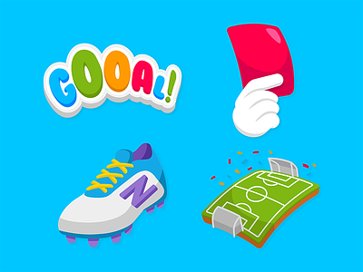 Zenly World Cup Emojis 2/2 card cup emoji field football goal icon penalty red shoe soccer world