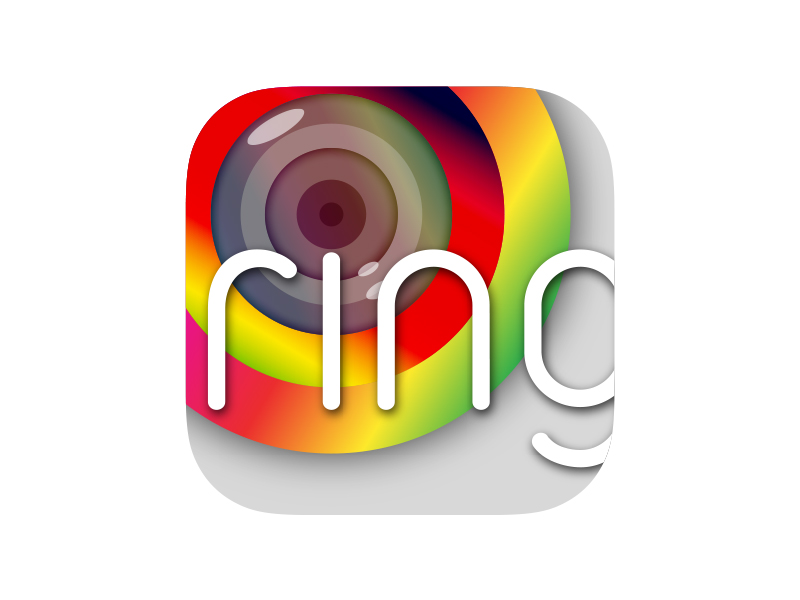 ring app icon by michael cullinan on dribbble app icon by michael cullinan on dribbble
