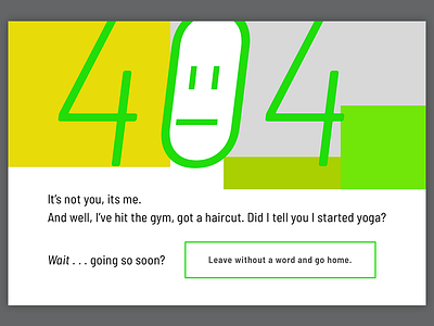 404 Page 404 page bad date daily ui greenies ui design ux design