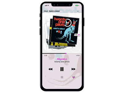 Album Music Player daily ui music player twenty one pilots ui design ux design