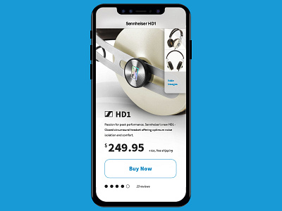 Ecommerce Shop Single Item daily ui ecommerce headphones shop ui design ux design web apps