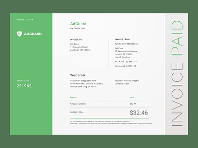 Invoice UI color daily ui digital design ui design web apps