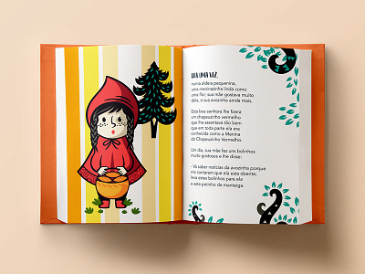 Little Red Riding Hood - Book book child editorial illustrate illustration kids little red riding hood