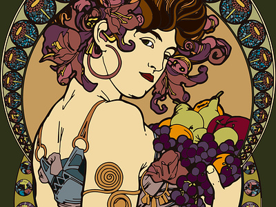 Art Nouveau Designs Themes Templates And Downloadable Graphic Elements On Dribbble