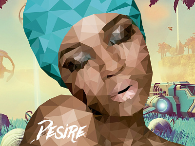 Desire - CD Cover cd cd design cdcover cover desire illustration illustration art illustration design low poly lowpolyart