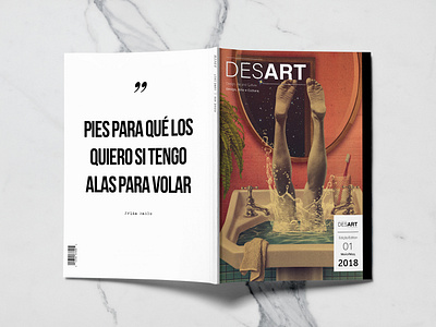 DESART MAGAZINE art design editorial illustration magazine magazine cover magazine design