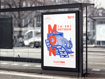 MON Classic Films Festival art branding design draw event branding film festival films illustration poster