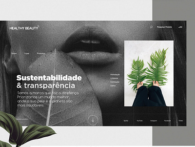 Healthy Beauty - Website beauty brand brand branding design identity design uiux web design web site web site design website website design websites