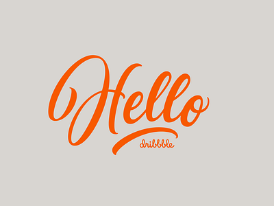 Hello Dribbble