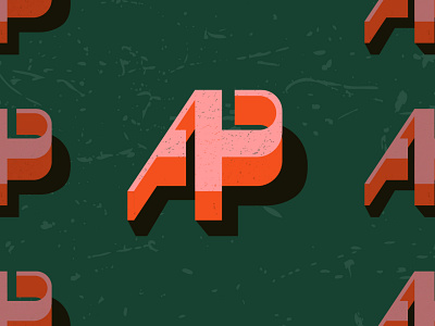 A+P Monogram app branding classic design illustration logo logodesign logomark monogram vintage