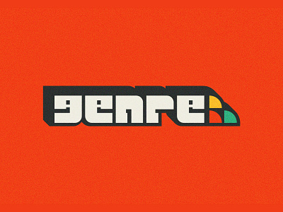 Genre | Logo & Brand Identity branding cinema film genre logo logodesign logotype monogram movie retro wordmark