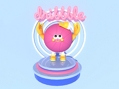 Dribbble c4d design