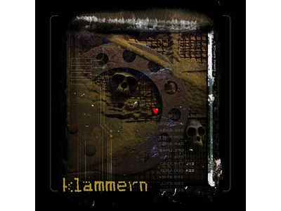 Klammern: Karma Riptide album art album cover cd cover deep texture digital butterfly project digital illustration gothic art illustration industrial art music art