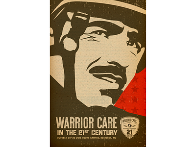 Warrior Care in the 21st Century Poster digital butterfly project digital illustration event poster graphic illustration plakatstil poster art poster design poster illustration veterans warrior