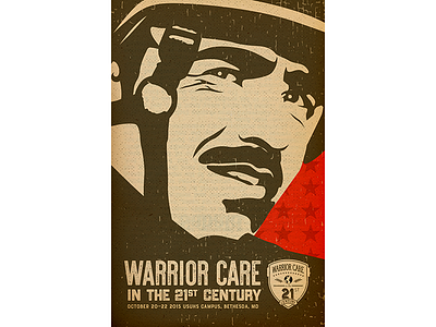 Warrior Care Poster 1 digital illustration event poster graphic illustration poster art poster design poster illustration veterans warrior