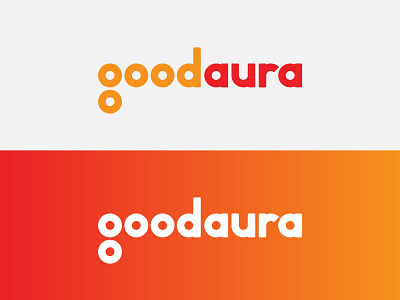 GoodAura Logo aura brand branding circle font good gradient icon illustrator logo logo design mockup type typography