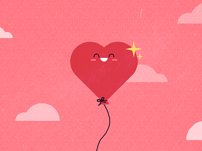 Happy Valentine's Day! cute heart illustration valentines valentines day valentines day card valentines day poster