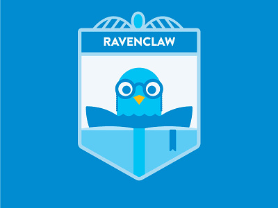 Hogwarts: House Ravenclaw bird book crest glasses harry potter hogwarts ravenclaw